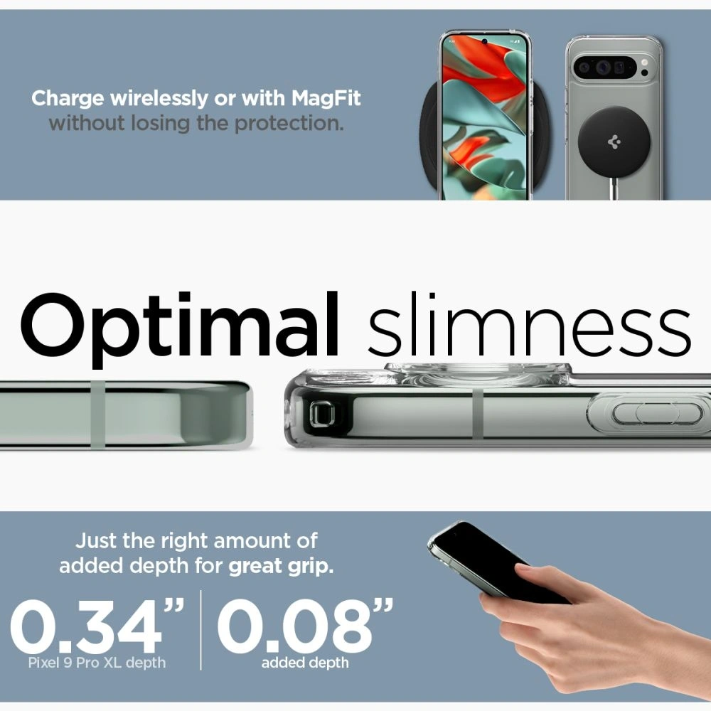 Etui Spigen Ultra Hybrid Onetap Ring MagSafe Google Pixel 9 Pro XL White - Pixel 9 Pro XL - Spigen