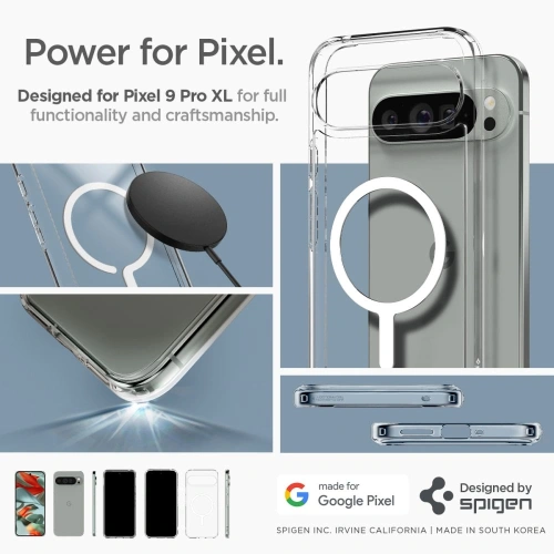 Kup Etui Spigen Ultra Hybrid Onetap Ring MagSafe Google Pixel 9 Pro XL White - SPN3506 - {ean13} - Sklep Home Screen