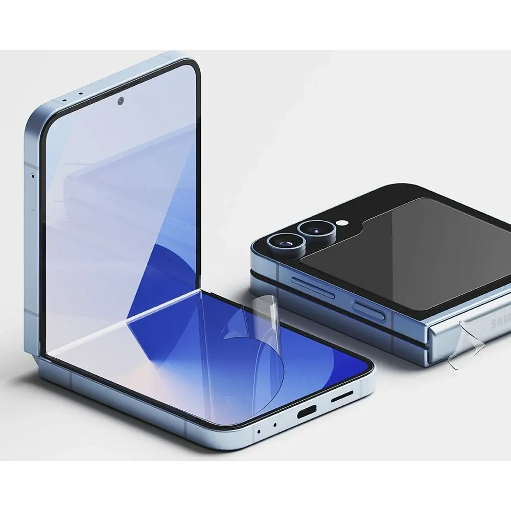 Zestaw ochronny Ringke 3w1 Protector Samsung Galaxy Z Flip 6 Clear [2 PACK] - Galaxy Z Flip 6 - Ringke