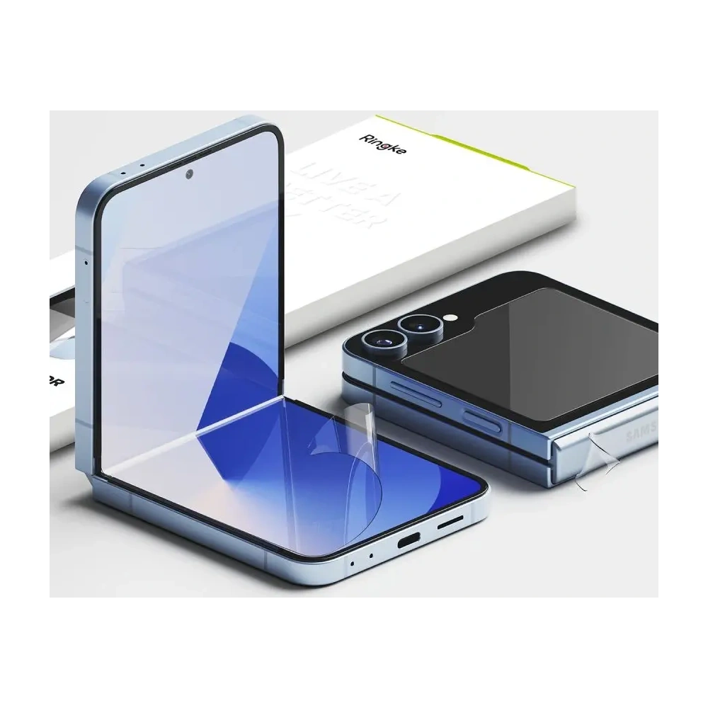 Zestaw ochronny Ringke 3w1 Protector Samsung Galaxy Z Flip 6 Clear [2 PACK] - Galaxy Z Flip 6 - Ringke