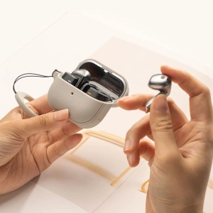 Etui Ringke Onyx Magnetic MagSafe Samsung Galaxy Buds 3 / 3 Pro Meleg Szürke - Galaxy Buds - Ringke