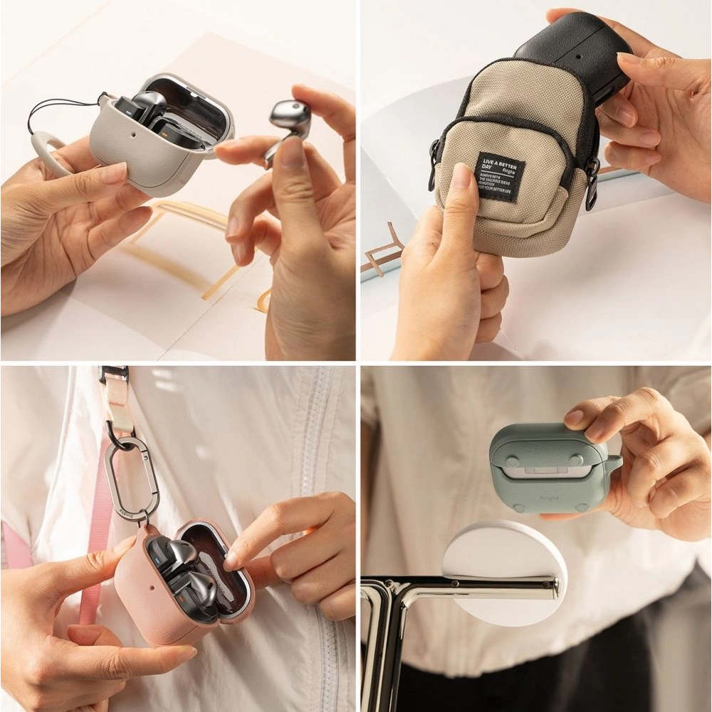 Etui Ringke Onyx Magnetic MagSafe Samsung Galaxy Buds 3 / 3 Pro Sage Green - Galaxy Buds - Ringke