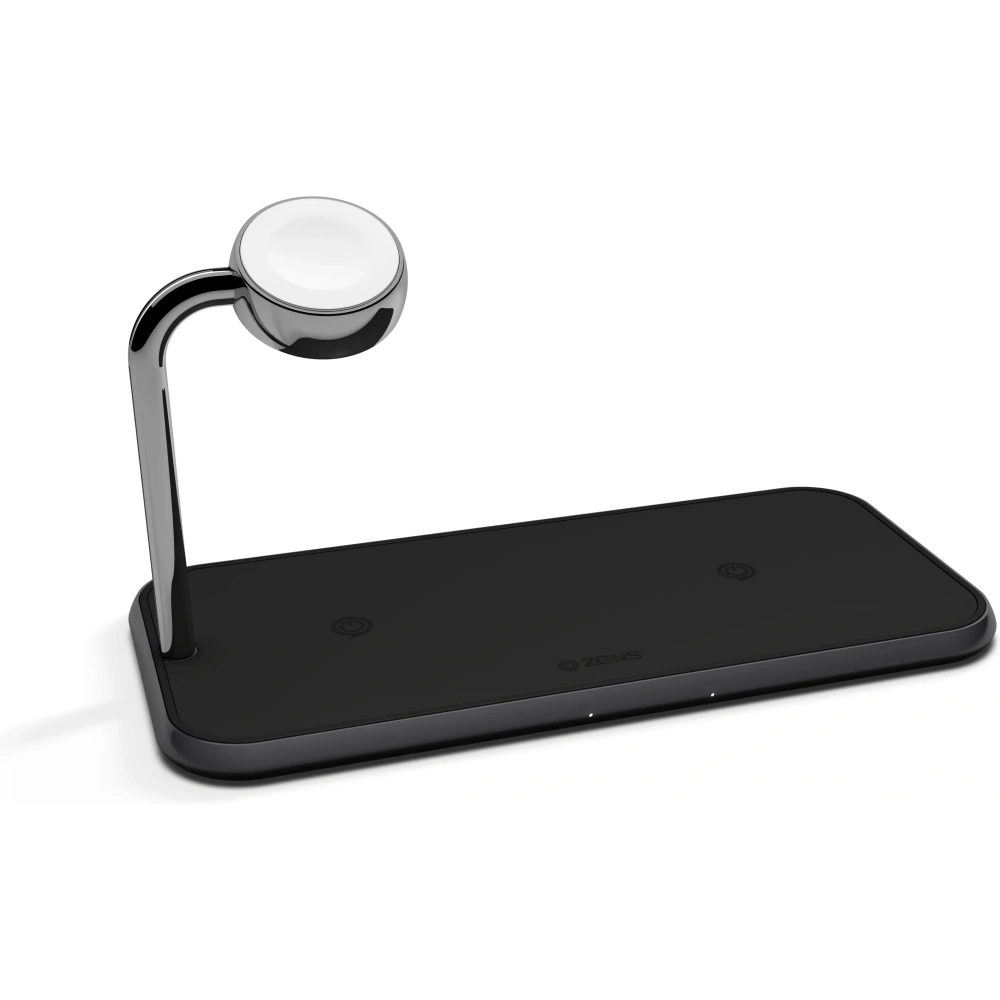 Ładowarka bezprzewodowa ZENS Dual+Watch 20W czarna - Indukcyjne (bezprzewodowe) - Zens