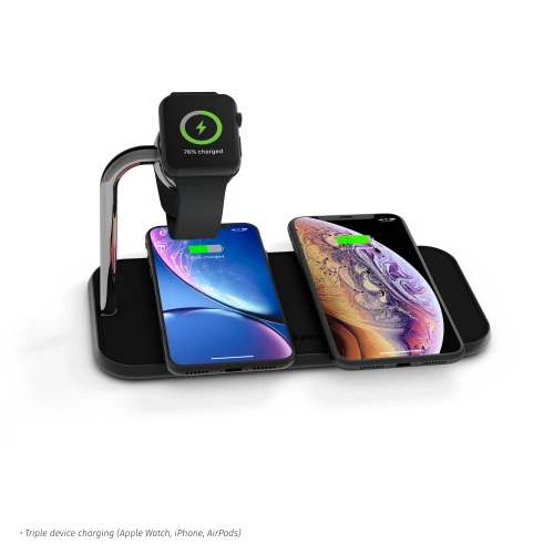 Kup ZENS Dual+Watch 20W Încărcător fără fir negru - ZENS19 - {ean13} - Sklep Home Screen