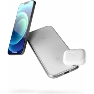 Kup Bezdrátová nabíječka ZENS Dual Aluminium Wireless Charger 20W bílá - ZENS20 - {ean13} - Sklep Home Screen