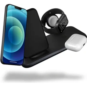 Kup Stanice pro nabíjení ZENS Aluminium 4w1 Stojan Bezdrátová Nabíječka 45W černá - ZENS23 - {ean13} - Sklep Home Screen