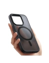 Buy Case Crong Hybrid Frost MAG Cover MagSafe Apple iPhone 16 black - CRG786 - {ean13} - Home Screen Store Europe