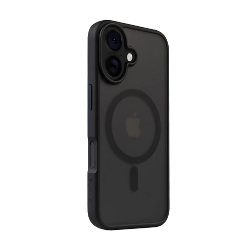 Buy Case Crong Hybrid Frost MAG Cover MagSafe Apple iPhone 16 black - CRG786 - {ean13} - Home Screen Store Europe