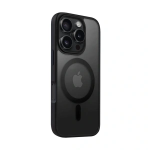 Buy Case Crong Hybrid Frost MAG Cover MagSafe Apple iPhone 16 Pro Max black - CRG788 - {ean13} - Home Screen Store Europe