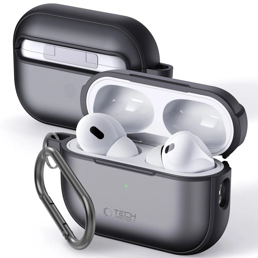 Etui Tech-protect MagMat Apple Airpods Pro 1 / 2 Matte Black - AirPods Pro (2. generacji) - Tech-Protect