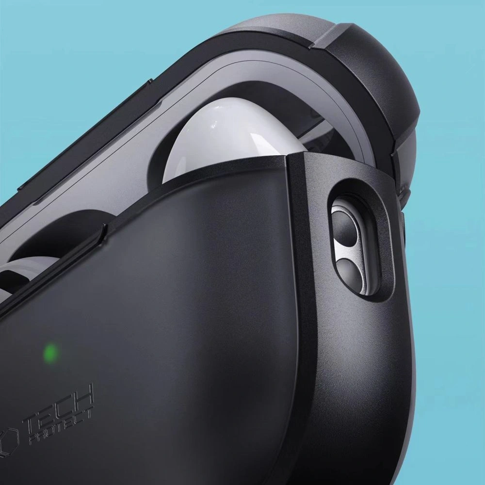 Etui Tech-protect MagMat Apple Airpods Pro 1 / 2 Matte Black - AirPods Pro (2. generacji) - Tech-Protect