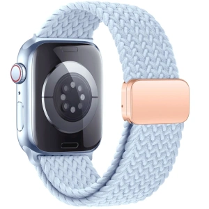 Kup Tech-protect Nylonmag Armband Apple Watch 4/5/6/7/8/9/SE/10 38/40/41/42mm Baby Blau - THP3079 - {ean13} - Sklep Home Screen