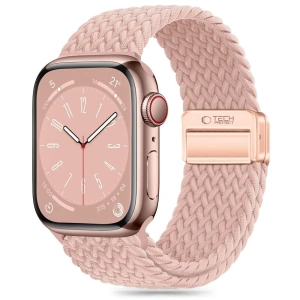 Kup Tech-protect Nylonmag Armband Apple Watch 4/5/6/7/8/9/SE/10 38/40/41/42mm Dusty Rose - THP3078 - {ean13} - Sklep Home Screen