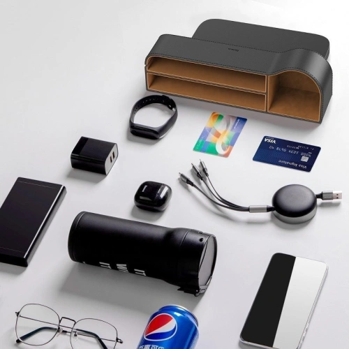 Kup Baseus Auto-Organizer Elegant Car Storage Box, Leder (schwarz) - BSU841BLK - {ean13} - Sklep Home Screen