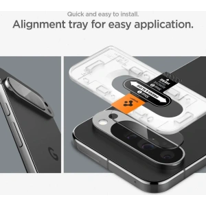 Tempered Camera Glass Spigen Optik.tr ez Fit Camera Protector Google Pixel 9 Pro XL Crystal Clear [2 PACK] - Pixel 9 Pro XL - Spigen