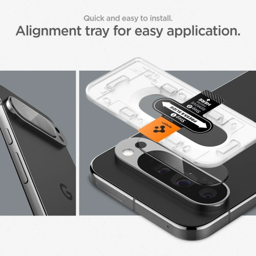 Buy Tempered Camera Glass Spigen Optik.tr ez Fit Camera Protector Google Pixel 9 Pro XL Crystal Clear [2 PACK] - SPN3512 - {ean13} - Home Screen Store Europe