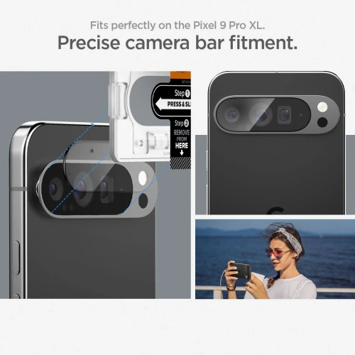 Kup Spigen Temperat Camera de sticlă Optik.tr ez Fit Camera Protector Google Pixel 9 Pro XL Crystal Clear [2 PACK] - SPN3512 - {ean13} - Sklep Home Screen
