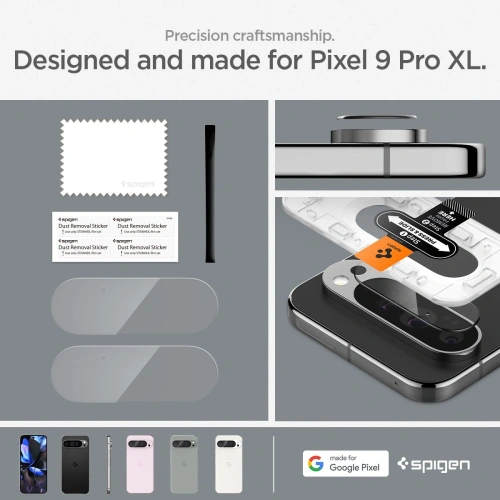 Kup Szkło hartowane na aparat Spigen Optik.tr ez Fit Camera Protector Google Pixel 9 Pro XL Crystal Clear [2 PACK] - SPN3512 - {ean13} - Sklep Home Screen
