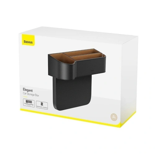 Kup Organizer automobilu Baseus Elegant Car Storage Box, kožený (černý) - BSU841BLK - {ean13} - Sklep Home Screen