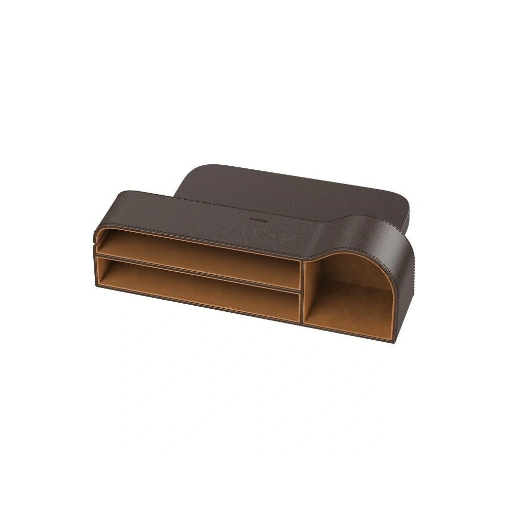 Organizer samochodowy Baseus Elegant Car Storage Box, skórzany (brązowy)