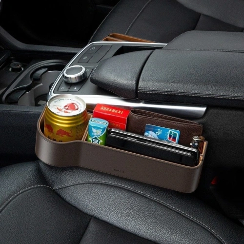 Kup Organizer automobilový Baseus Elegant Car Storage Box, kožený (hnědý) - BSU842BR - {ean13} - Sklep Home Screen