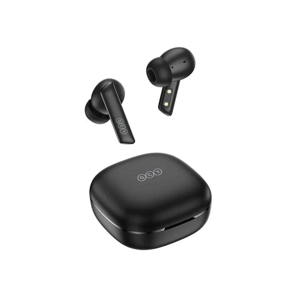 Bezprzewodowe słuchawki dokanałowe TWS QCY HT05 ANC Bluetooth 5.2 czarne - Słuchawki dokanałowe - QCY
