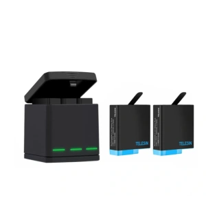 Kup Telesin Dreikanal-Ladegerät Box für GoPro Hero 8 + 2 Akkus (GP-BNC-801) - TLS163 - {ean13} - Sklep Home Screen