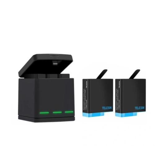 Kup Telesin Cutie de încărcare cu trei canale pentru GoPro Hero 8 + 2 baterii (GP-BNC-801) - TLS163 - {ean13} - Sklep Home Screen