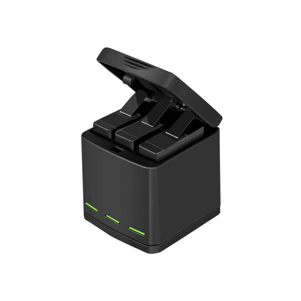 Ładowarka trójkanałowa Telesin Box dla GoPro Hero 8 + 2 akumulatory (GP-BNC-801) - Indukcyjne (bezprzewodowe) - Telesin