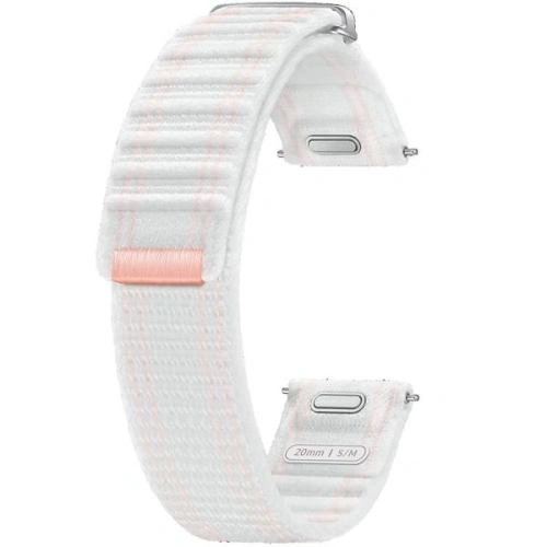 Kup Pasek Samsung ET-SVL30SWEGEU Galaxy Watch7 / 6 / 5 / 4 20mm S/M Fabric Band różowo-biały/pink-white - SMG1175 - {ean13} - Sklep Home Screen