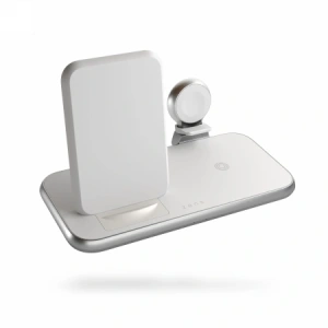 Buy ZENS Aluminum 4-in-1 Stand Wireless Charger 45W white - ZENS32 - {ean13} - Home Screen Store Europe