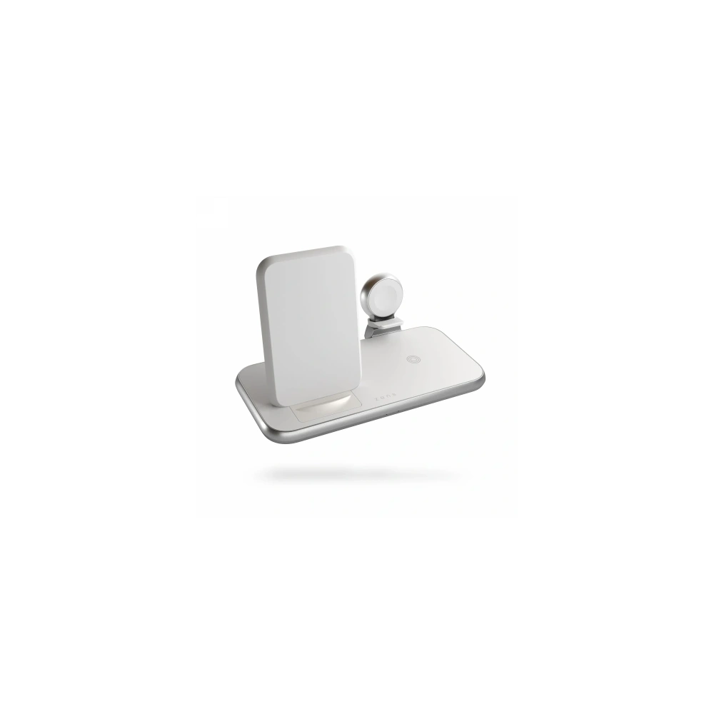 Stacja ładująca ZENS Aluminium 4w1 Stand Wireless Charger 45W white - Indukcyjne (bezprzewodowe) - Zens