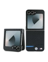 Etui BMW BMHCZF622NBCK Samsung Galaxy Z Flip6 hardcase Carbon Blue Line černý/black - Galaxy Z Flip 6 - BMW