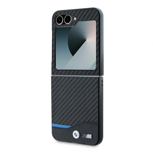 Kup BMW Samsung Tasche BMHCZF622NBCK Galaxy Z Flip6 Hartschale Carbon Blue Line schwarz/schwarz - BMW682 - {ean13} - Sklep Home Screen