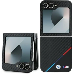 Kup Etui BMW BMHCZF623PUDTK Samsung Galaxy Z Flip6 kemény tok Carbon Tricolor fekete/black - BMW683 - {ean13} - Sklep Home Screen