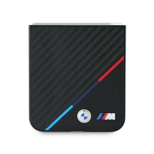 Kup BMW Samsung Carcasă BMHCZF623PUDTK Galaxy Z Flip6 hardcase Carbon Tricolor negru/negru - BMW683 - {ean13} - Sklep Home Screen