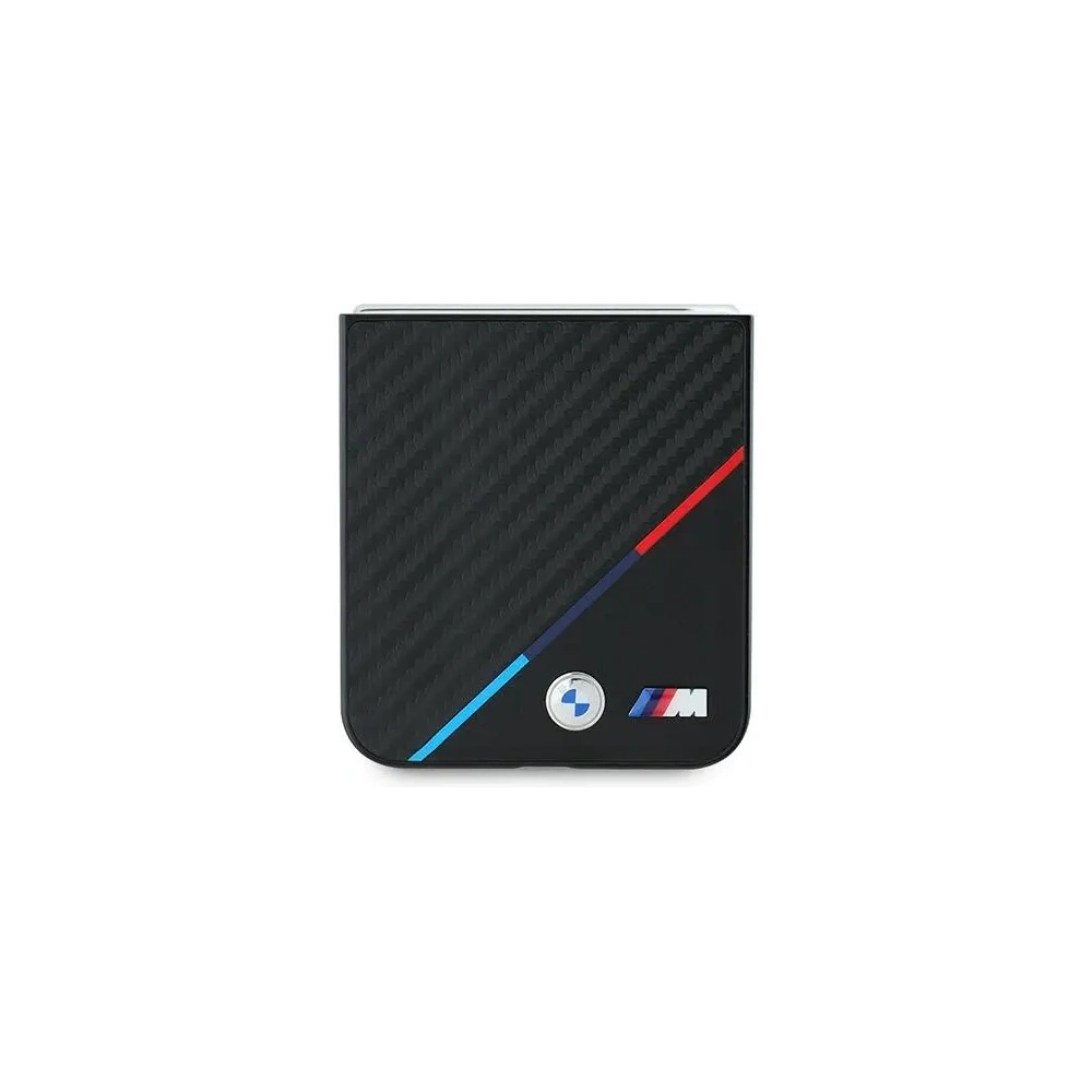 Etui BMW BMHCZF623PUDTK Samsung Galaxy Z Flip6 hardcase Carbon Tricolor czarny/black - Galaxy Z Flip 6 - BMW