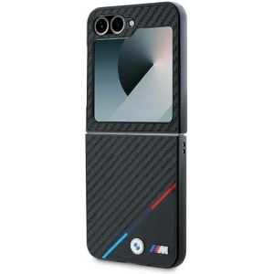 Kup Etui BMW BMHCZF623PUDTK Samsung Galaxy Z Flip6 hardcase Carbon Tricolor czarny/black - BMW683 - {ean13} - Sklep Home Screen