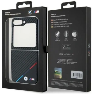 Kup Etui BMW BMHCZF623PUDTK Samsung Galaxy Z Flip6 hardcase Carbon Tricolor czarny/black - BMW683 - {ean13} - Sklep Home Screen