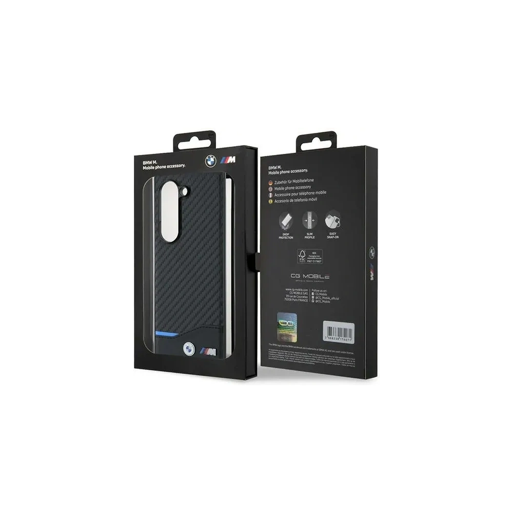 Etui BMW BMHMZFD622NBCK Samsung Galaxy Z Fold6 MagSafe Carbon czarny/black - Galaxy Z Fold 6 - BMW