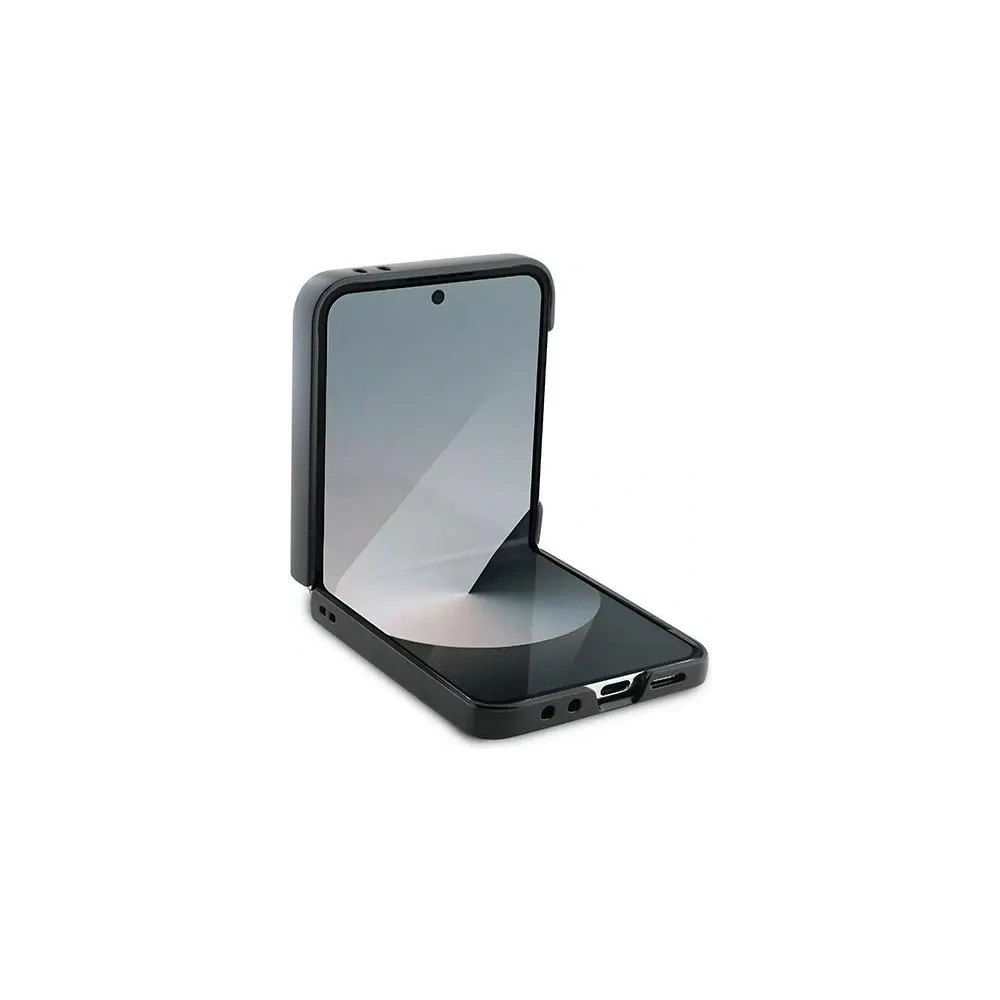 Etui Guess GUHCZF64GMGBR Samsung Galaxy Z Flip6 Leather 4G Metal Logo brązowy/brown - Galaxy Z Flip 6 - Guess