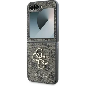 Kup Etui Guess GUHCZF64GMGBR Samsung Galaxy Z Flip6 Leather 4G Metal Logo brązowy/brown - GUE3434 - {ean13} - Sklep Home Screen