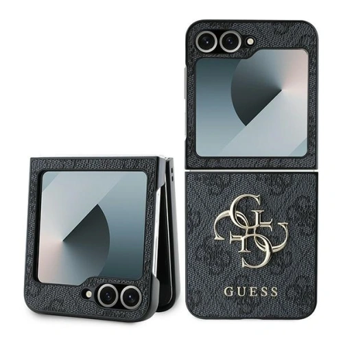 Kup Guess Samsung Tasche GUHCZF64GMGGR Galaxy Z Flip6 Leder 4G Metall Logo schwarz/schwarz - GUE3435 - {ean13} - Sklep Home Screen