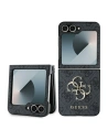 Etui Guess GUHCZF64GMGGR Samsung Galaxy Z Flip6 Leather 4G Metal Logo černý/black - Galaxy Z Flip 6 - Guess