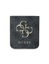 Kup Etui Guess GUHCZF64GMGGR Samsung Galaxy Z Flip6 kůže 4G kovové logo černá/black - GUE3435 - {ean13} - Sklep Home Screen