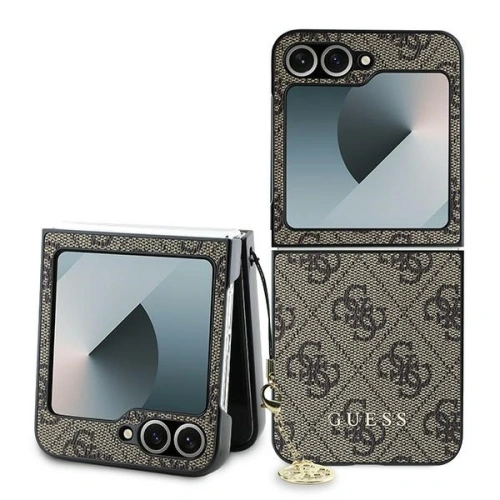Kup Etui Guess GUHCZF6GF4GBR Samsung Galaxy Z Flip6 4G Charm brązowy/brown - GUE3437 - {ean13} - Sklep Home Screen