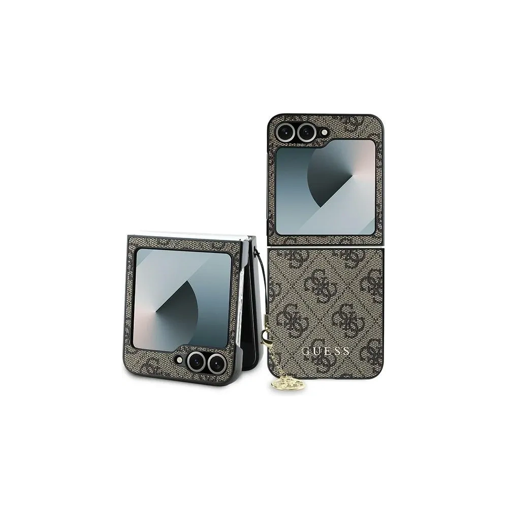 Etui Guess GUHCZF6GF4GBR Samsung Galaxy Z Flip6 4G Charm brązowy/brown - Galaxy Z Flip 6 - Guess