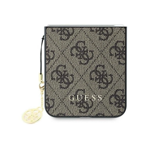 Buy Case Guess GUHCZF6GF4GBR Samsung Galaxy Z Flip6 4G Charm brown/brown - GUE3437 - {ean13} - Home Screen Store Europe