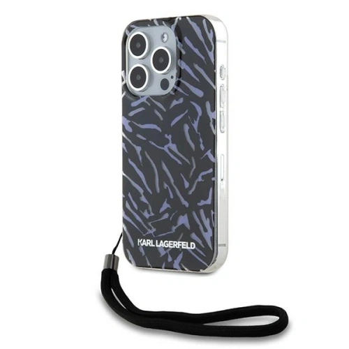 Kup Etui Karl Lagerfeld KLHCP15XHZBPKCCU Apple iPhone 15 Pro Max Zebra With Cord fioletowy/purple - KLD2129 - {ean13} - Sklep Home Screen