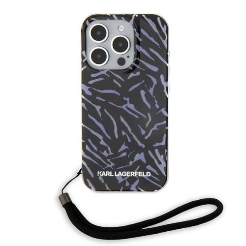 Kup Etui Karl Lagerfeld KLHCP15XHZBPKCCU Apple iPhone 15 Pro Max Zebra With Cord fioletowy/purple - KLD2129 - {ean13} - Sklep Home Screen